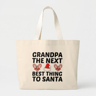GRAND TOTE BAG GRANDPA LA PROCHAINE MEILLEURE CHOSE À PÈRE NOËL