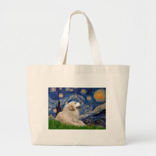 Grand Tote Bag Grands Pyrénées 2 - Nuit étoilée