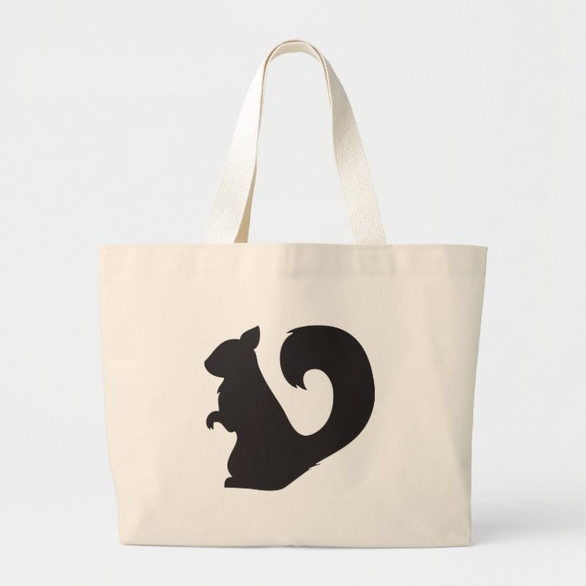 Grand Tote Bag Graphique de silhouette de région boisée de (Devant)