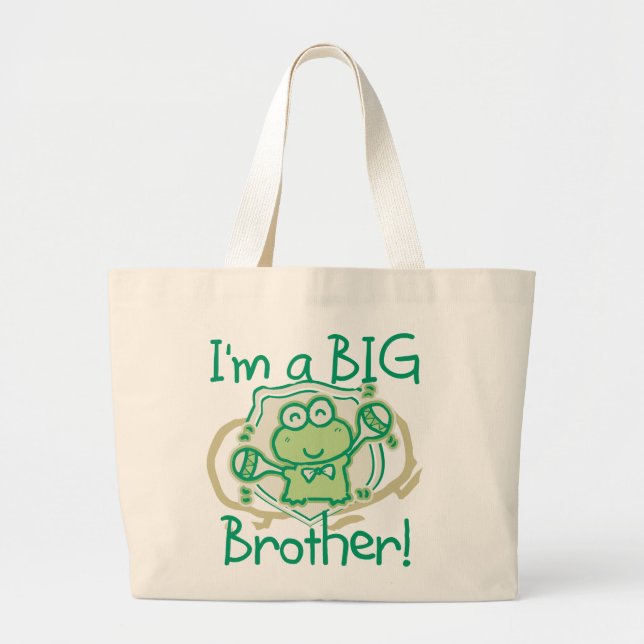 Grand Tote Bag Grenouille Big Brother (Devant)