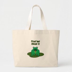 Grand Tote Bag Grenouille Verte - Grenouille En Savoir Plus
