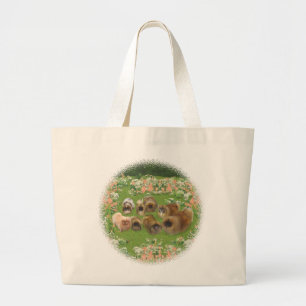 Grand Tote Bag Groupe du jardin