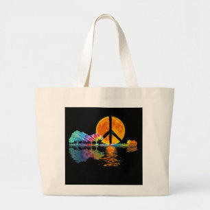 Grand Tote Bag Guitar Lake Shadow