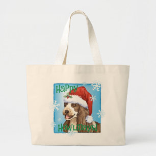 Grand Tote Bag Happy Howlidays English Cocker Spaniel