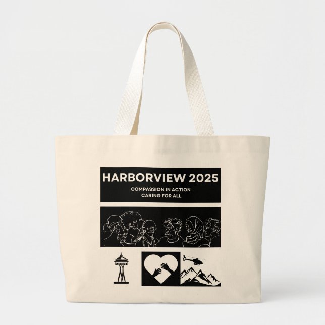 Grand Tote Bag Harborview Nurses Week 2025 Fourre-tout (Devant)