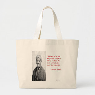 Grand Tote Bag Harriet Tubman "Liberté Ou Mort" Citations Cadeaux