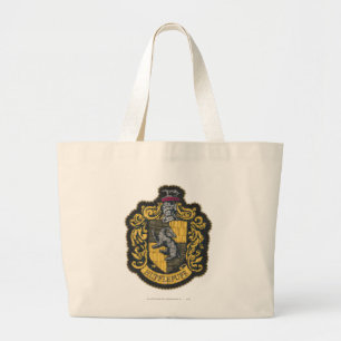 Grand Tote Bag Harry Potter   Patch de crête de Hufflepuff