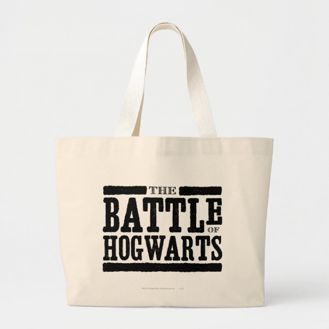 Grand Tote Bag Harry Potter Spell | La bataille de Hogwarts (Devant)