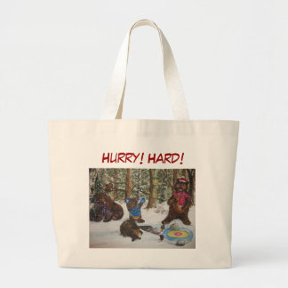 Grand Tote Bag Hâte ! Dur ! Fourre-tout enorme