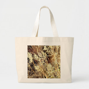 Grand Tote Bag herbe sèche dans le désert