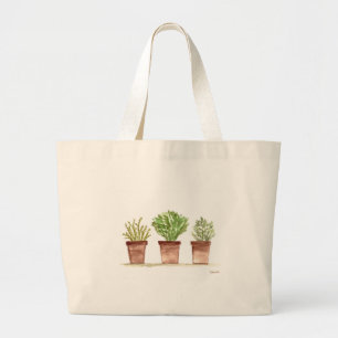 Grand Tote Bag Herbs sage, rosemary, thyme