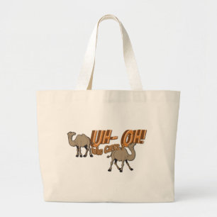 Grand Tote Bag Heu OH Camel de la Journée Hump qui s'occupe