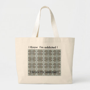 Grand Tote Bag Heure-milliampère-Jongg n'importe qui ?