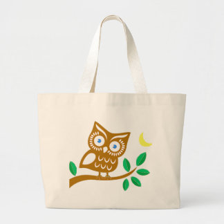 Grand Tote Bag Hibou mignon