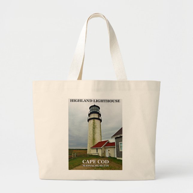 Grand Tote Bag Highland Lighthouse, cape Cod, Massachusetts (Devant)