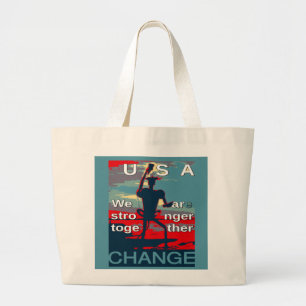 Grand Tote Bag Hillary Clinton latest campaign slogan for 2016