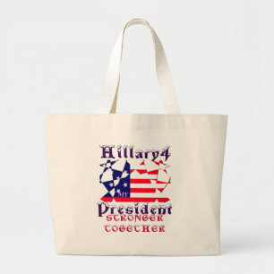 Grand Tote Bag Hillary Pour le président américain Nous sommes pl