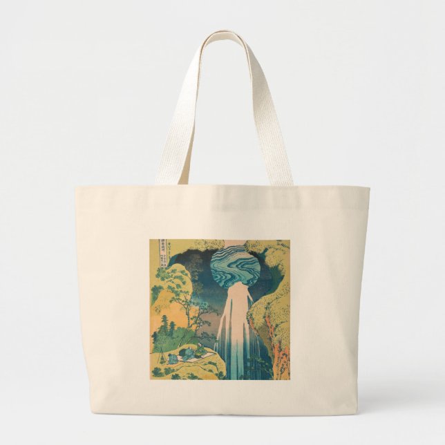 Grand Tote Bag Hokusai Amida Cascade Japon (Devant)