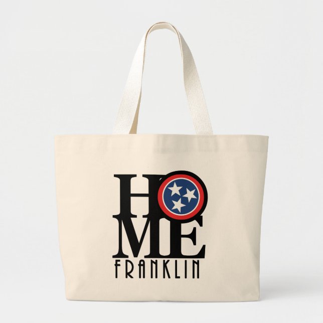 Grand Tote Bag HOME Franklin Tennessee (Devant)