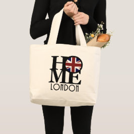 Grand Tote Bag HOME Londres Angleterre