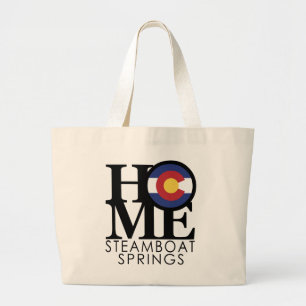 Grand Tote Bag HOME Steamboat Springs Fourre-tout