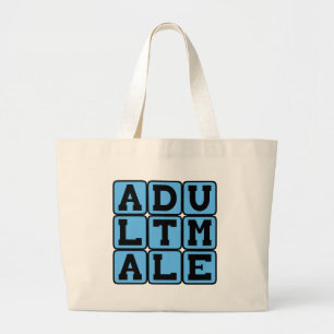 Grand Tote Bag Homme Adulte Masculin