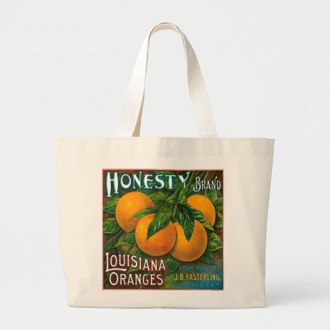 Grand Tote Bag Honesty Louisiana Oranges (Devant)