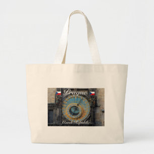 Grand Tote Bag Horloge astronomique Prague Orlog République tchèq