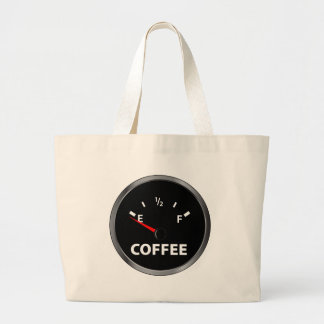 Grand Tote Bag Hors de la jauge de carburant de café