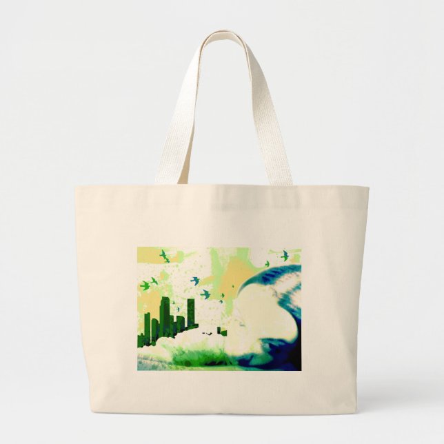 Grand Tote Bag hors limites. (Devant)