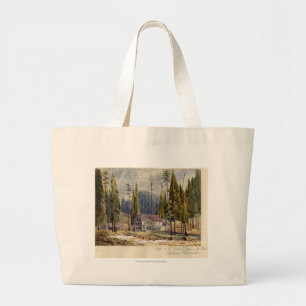 Grand Tote Bag Hôtel au verger des arbres de Mamoth