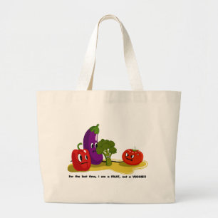 Grand Tote Bag Humour de tomate