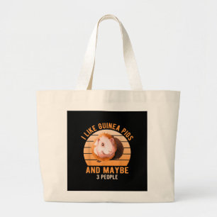 Grand Tote Bag I Like Guinea Pigs Wheek Cavy Lover Guinea Pig Mom