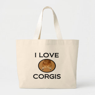 Grand Tote Bag I Love Corgis Corgi Butt