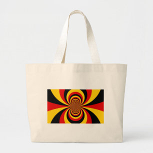 Grand Tote Bag I Love Germany National Flag Colors Art Print