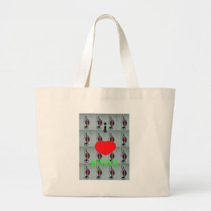 Grand Tote Bag I Love Kenya Art Print