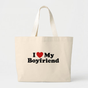 Grand Tote Bag I Love My Boyfriend