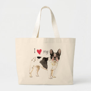 Grand Tote Bag I Love my French bulldog