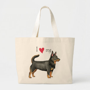 Grand Tote Bag I Love my Lancashire Heeler