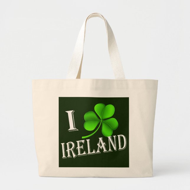 Grand Tote Bag I Shamrock Irlande wt jtcnt (Devant)