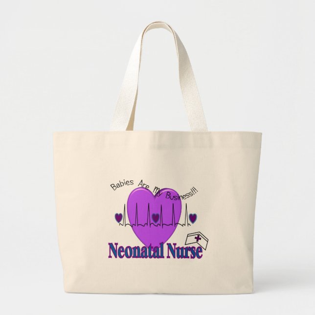 Grand Tote Bag Idées néonatales de cadeau (Devant)