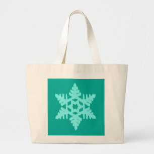 Grand Tote Bag Ikat Snowflake