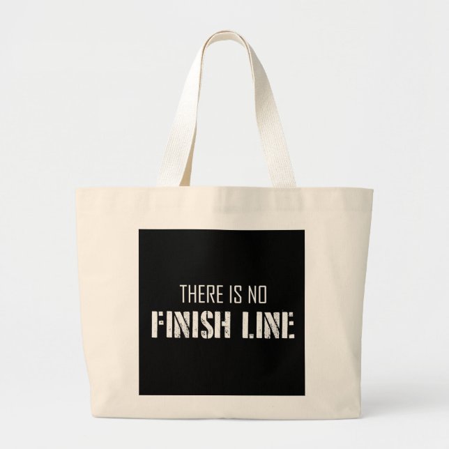 Grand Tote Bag Il N'Y A Pas De Ligne De Fin (Devant)