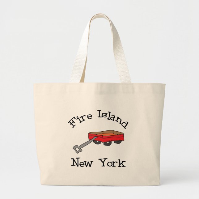 Grand Tote Bag Île Fire (Devant)