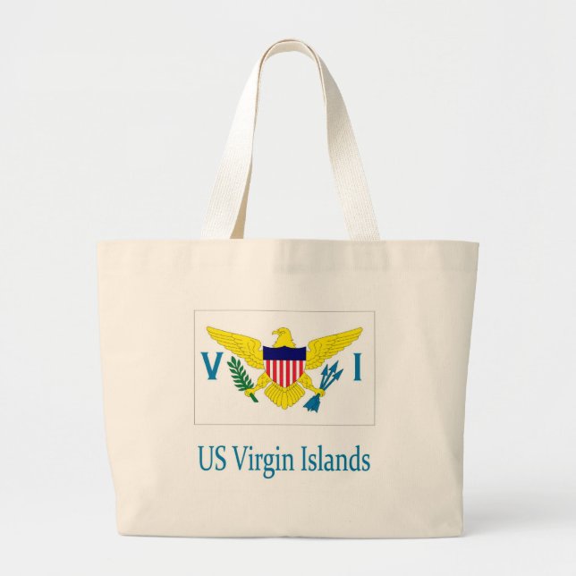 Grand Tote Bag Îles Virgin (Devant)