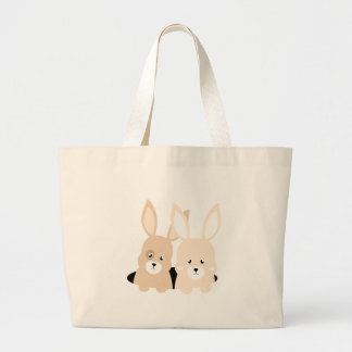 Grand Tote Bag Illustration du composant de trou de lapin
