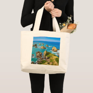 Grand Tote Bag îlots Nugget Point, Nouvelle-Zélande