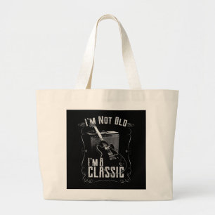 Grand Tote Bag I'm Not Old I'm A Classic Guitar Design