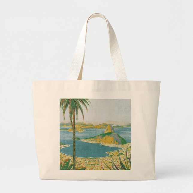 Grand Tote Bag Image vintage Rio (Devant)