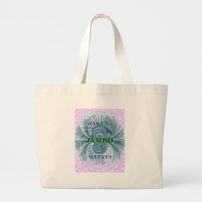 Grand Tote Bag Impression d'art Aurora Matata (Devant)